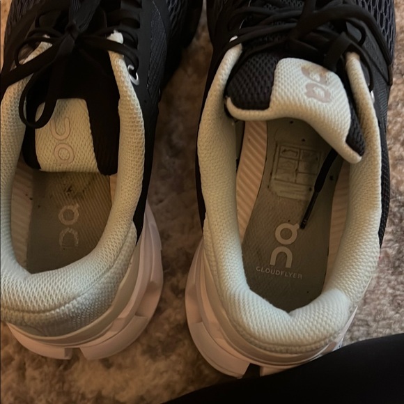 On Running Black and White Sneakers - Picture 7 of 7